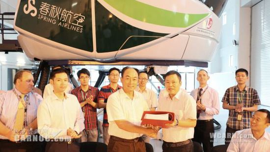 春秋航空首台A320模拟机通过局方初始鉴定