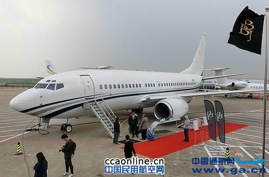 波音BBJ豪华公务机亮相ABACE2015 波音BBJ豪华公务机亮相ABACE2015